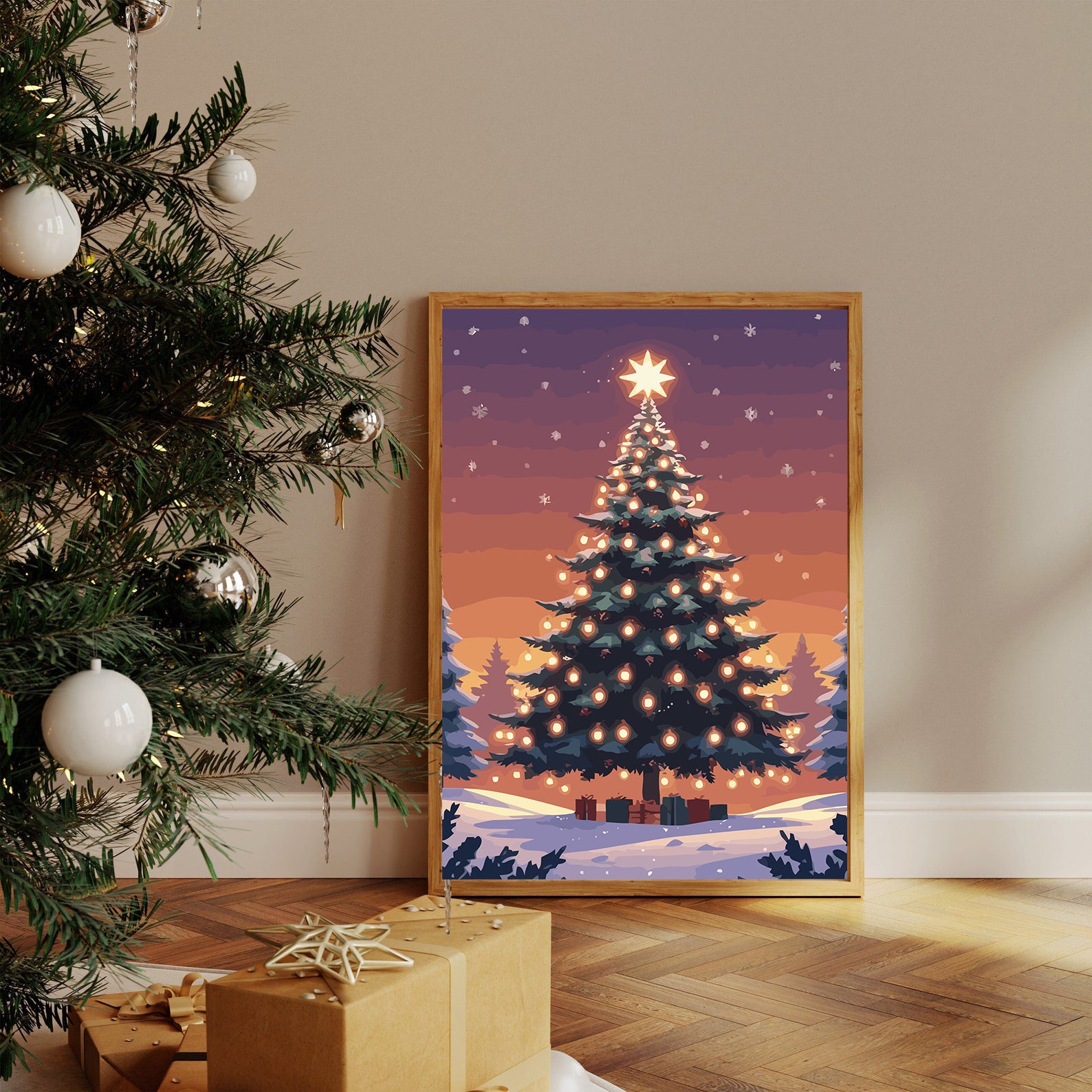 Set Pictură pe numere – Brad De Crăciun 6226