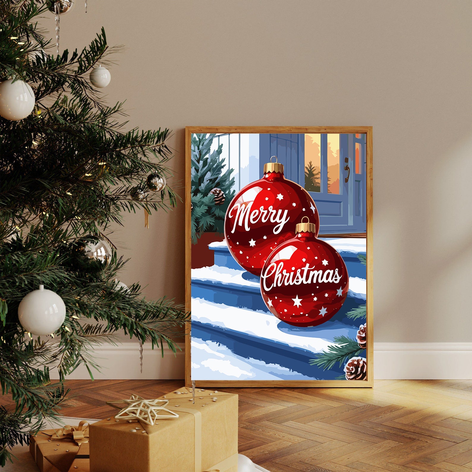 Set Pictură pe numere – Merry Christmas 6228