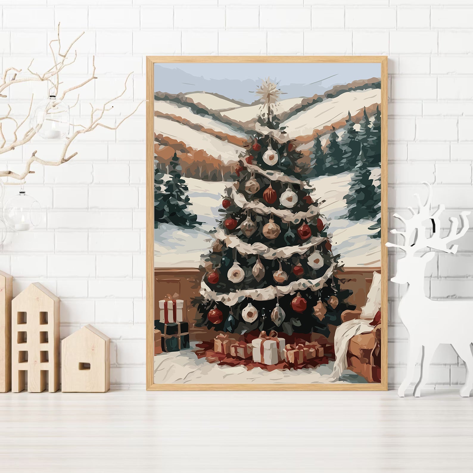 Set Pictură pe numere – Brad De Crăciun 6229