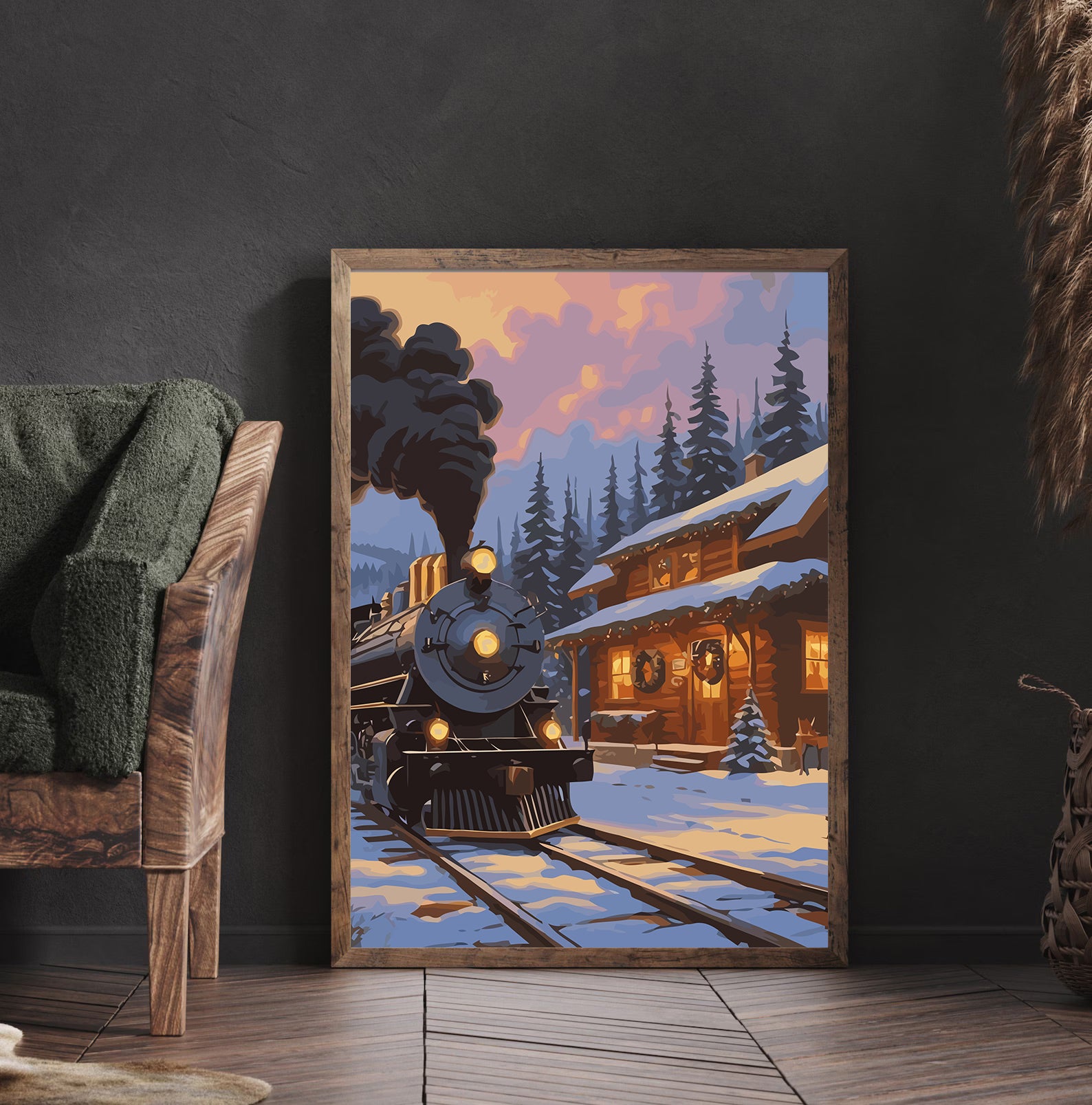 Set Pictură pe numere – Trenul Polar 6230