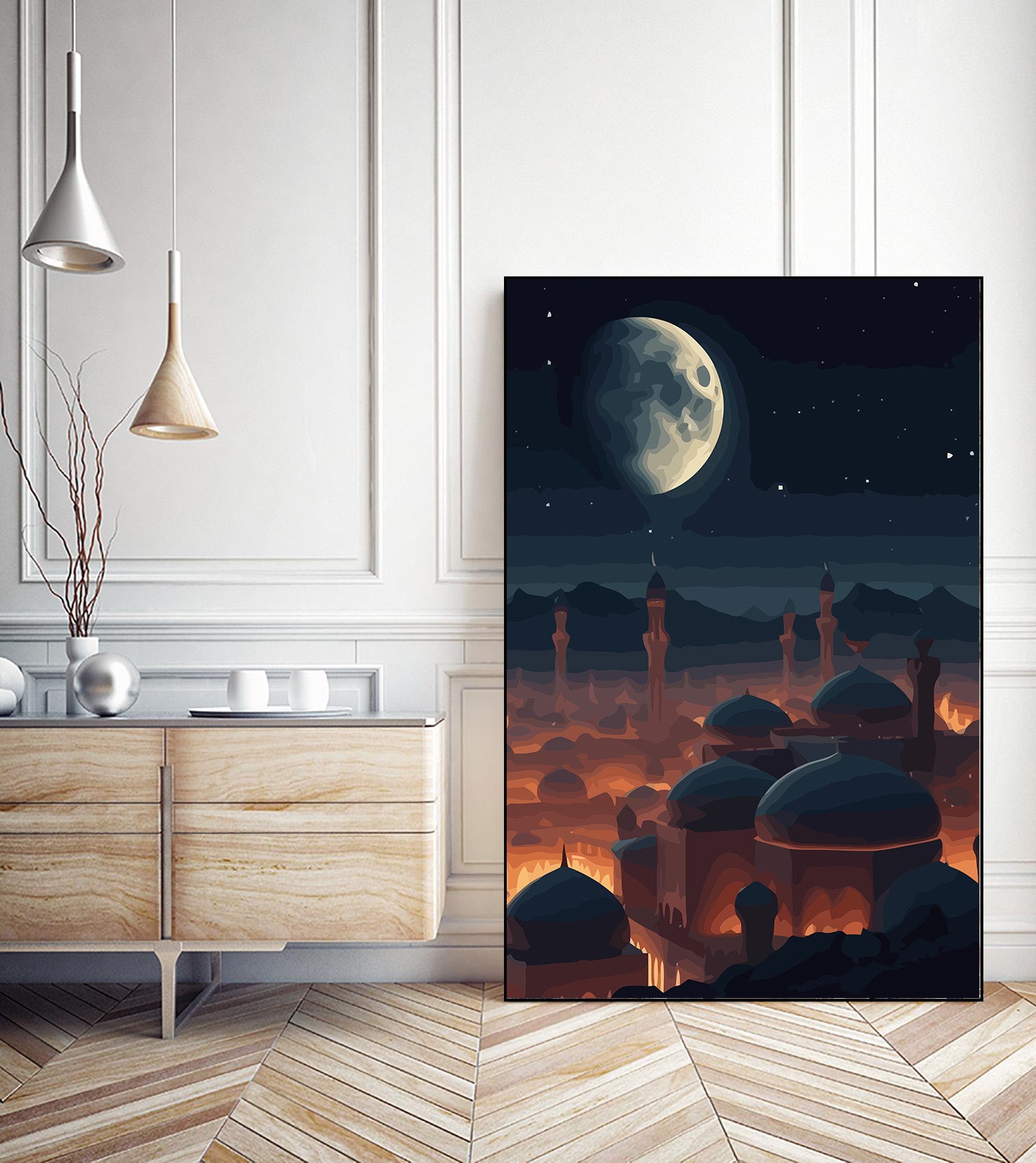 Set Pictură pe numere – Oraș Cu Moschee 6239