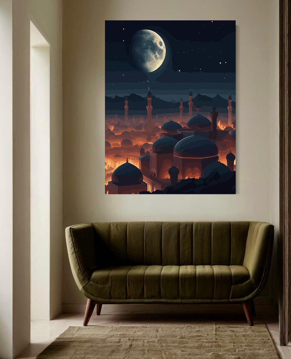 Set Pictură pe numere – Oraș Cu Moschee 6239