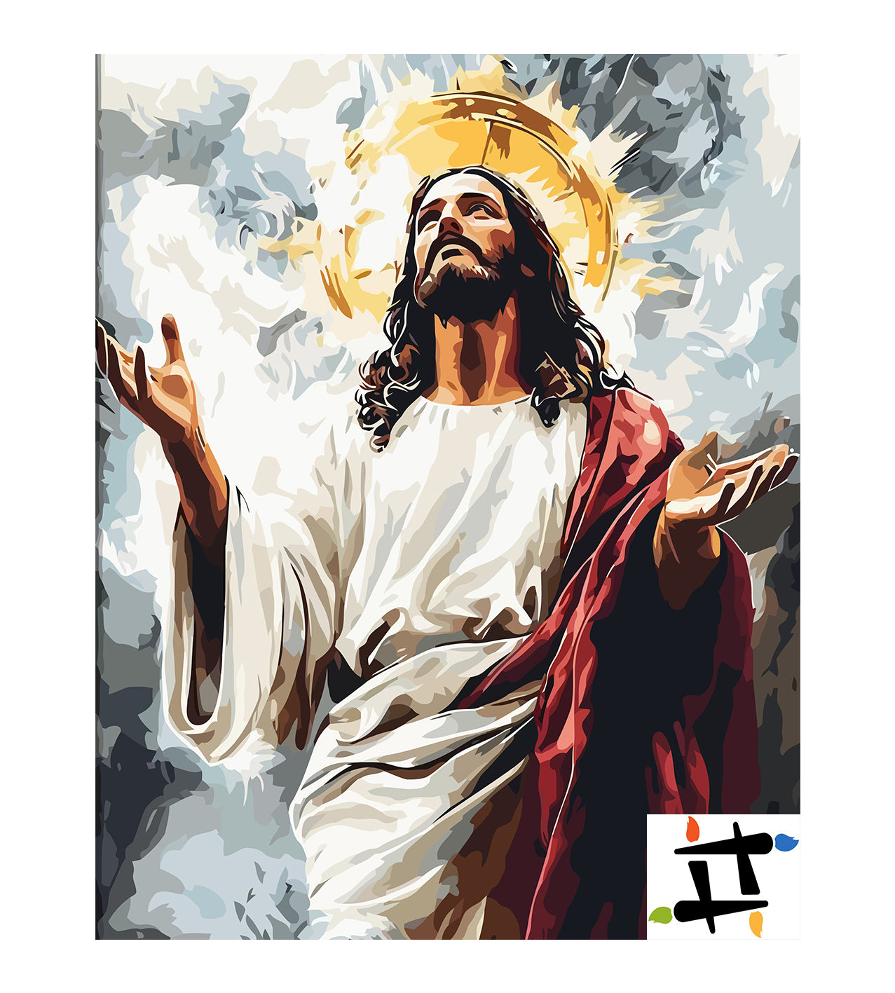 Set Pictură pe numere – Isus Hristos 6243