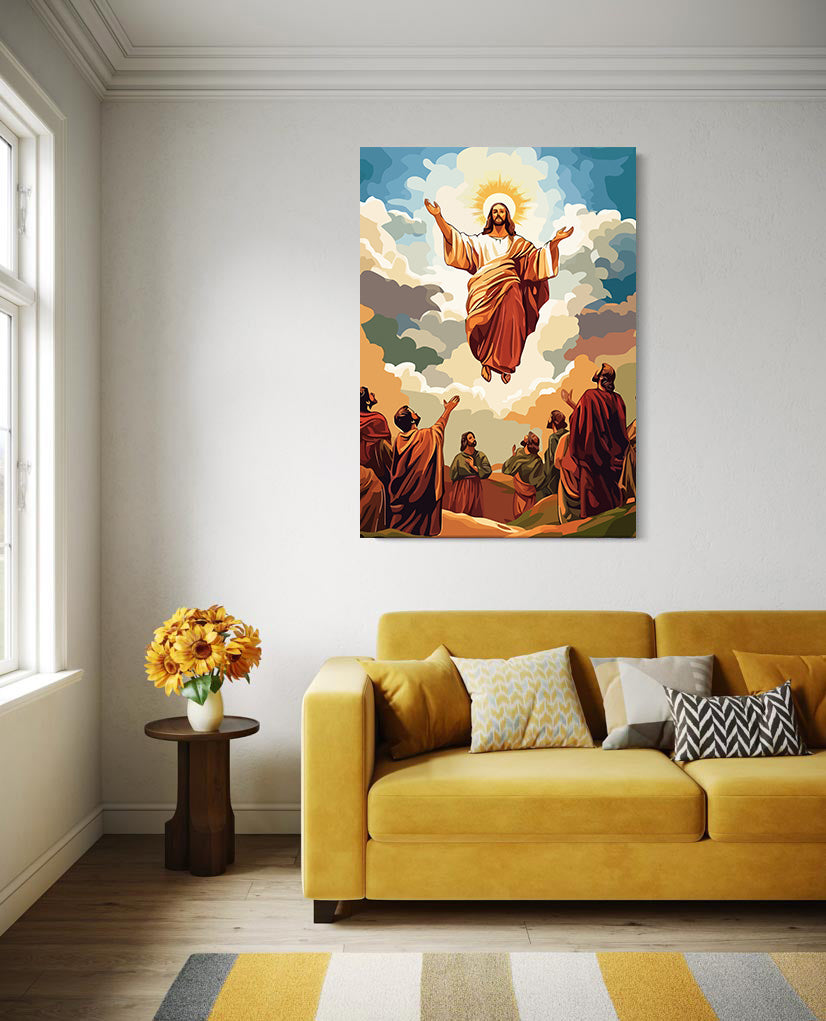 Set Pictură pe numere – Înălțarea Lui Isus Hristos 6244