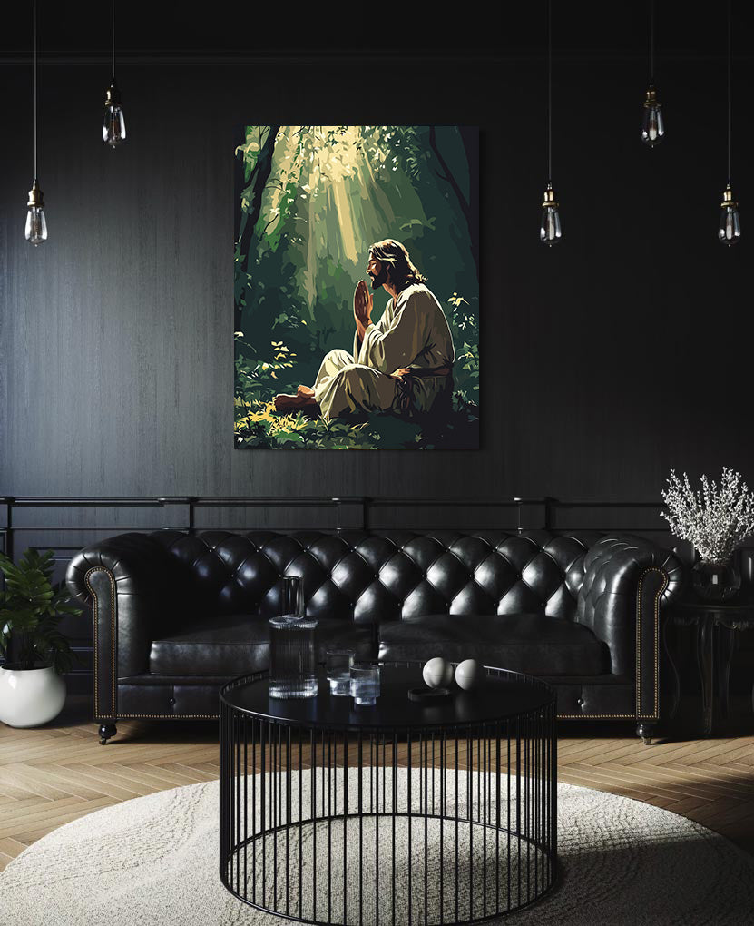 Set Pictură pe numere – Rugăciunea Lui Isus Hristos 6246