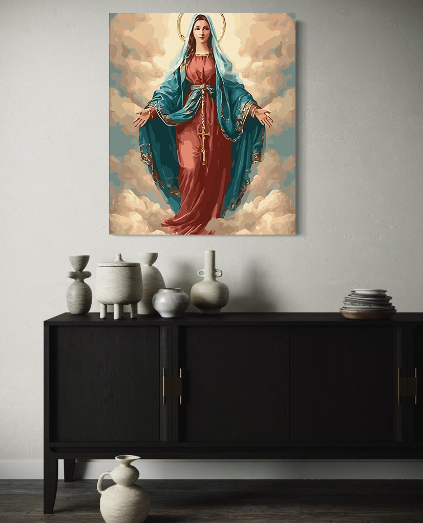 Set Pictură pe numere – Fecioara Maria 6258