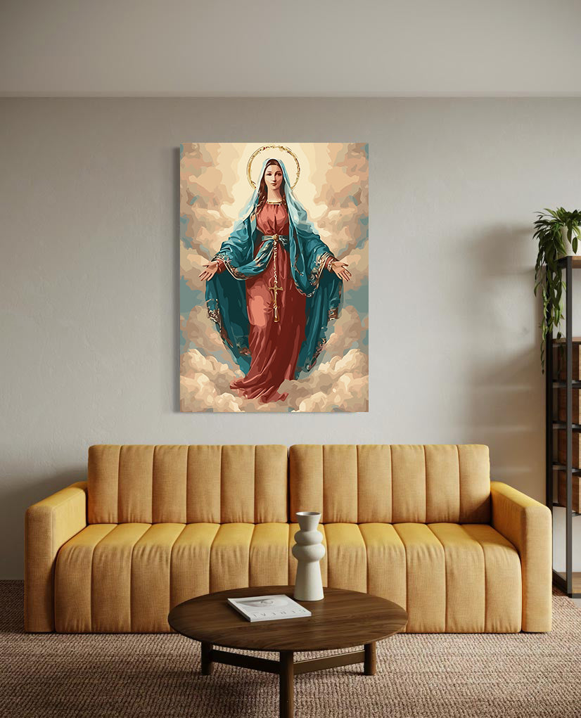 Set Pictură pe numere – Fecioara Maria 6258