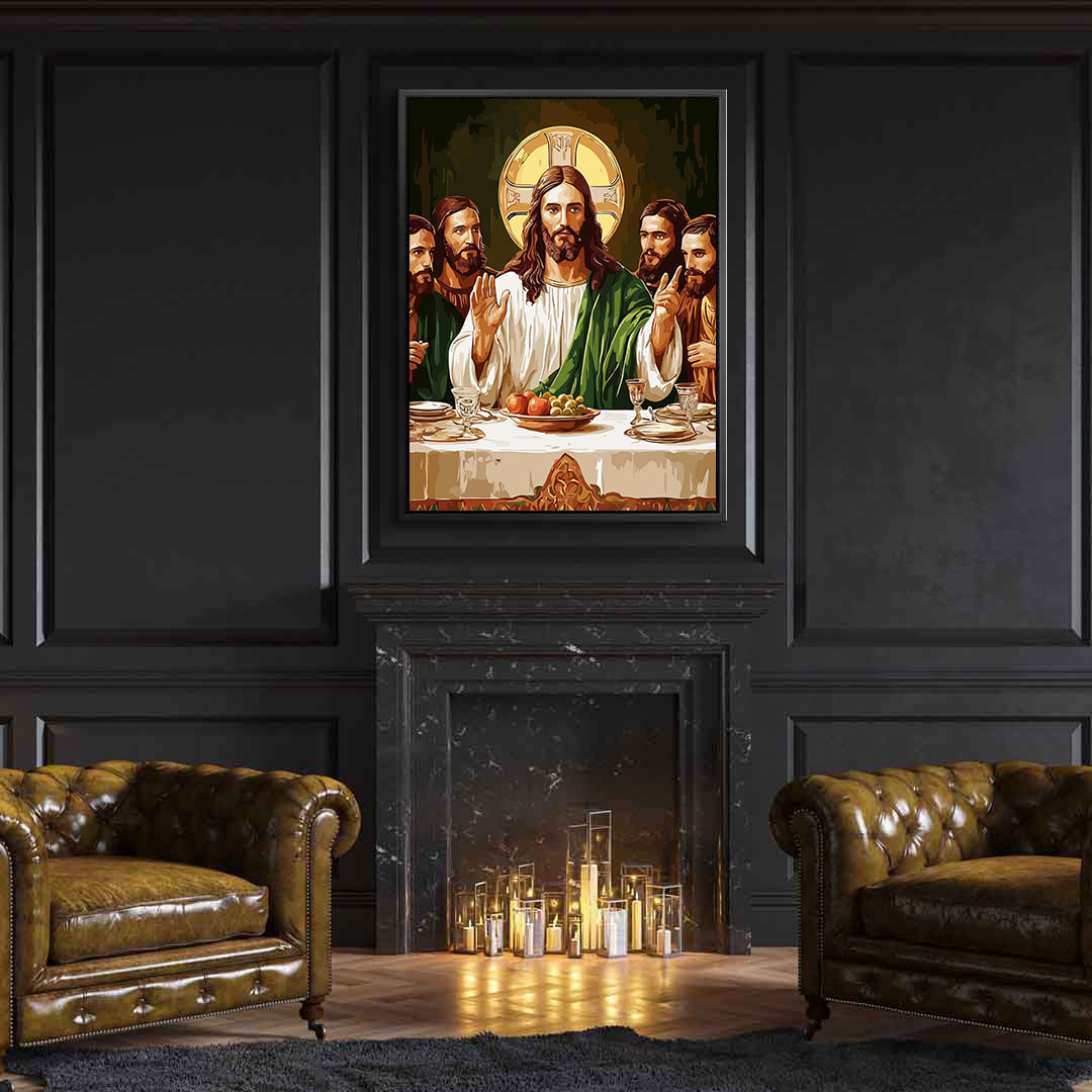 Set Pictură pe numere – Cina Domnului 6263