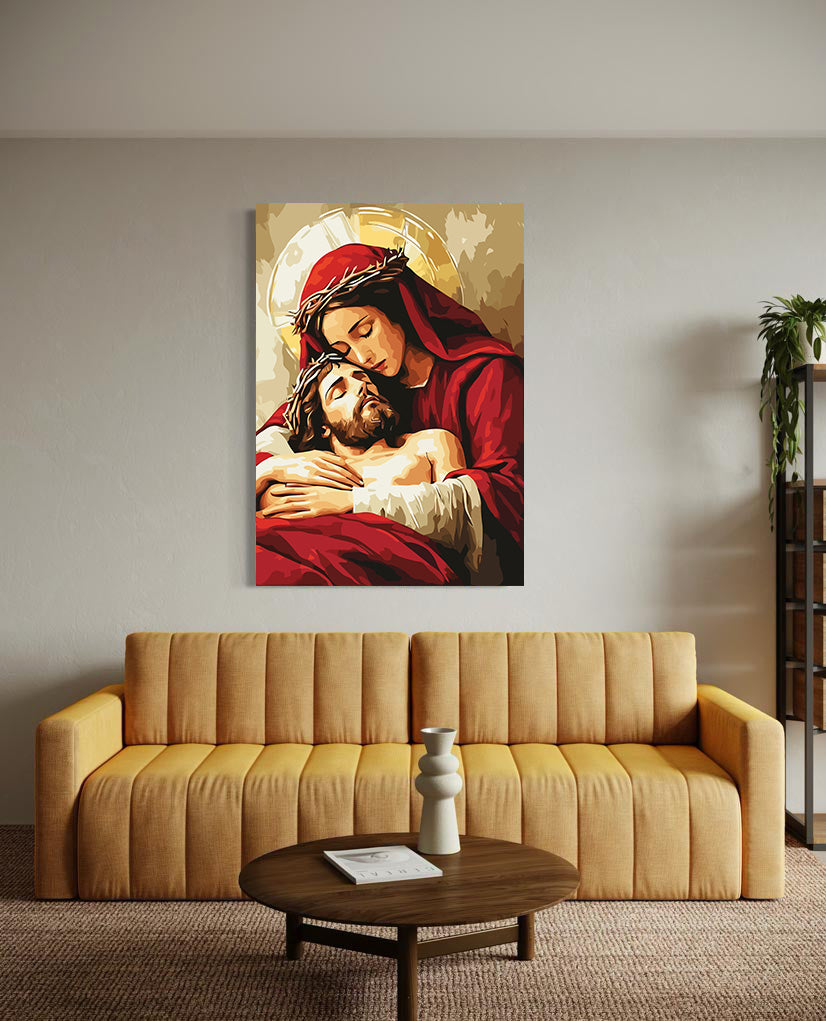 Set Pictură pe numere – Doliul Matern 6268