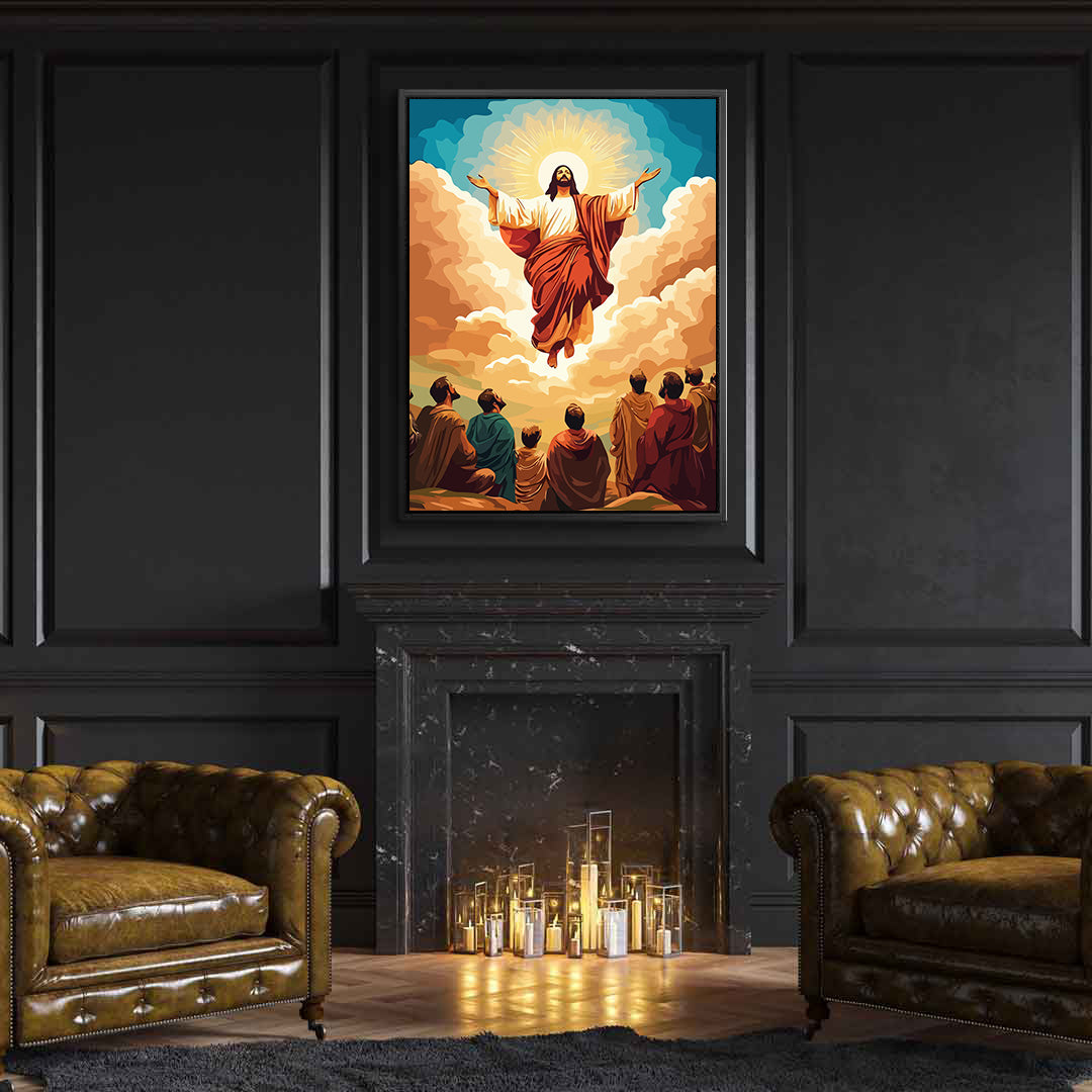 Set Pictură pe numere – Înălțarea Lui Isus Hristos 6269