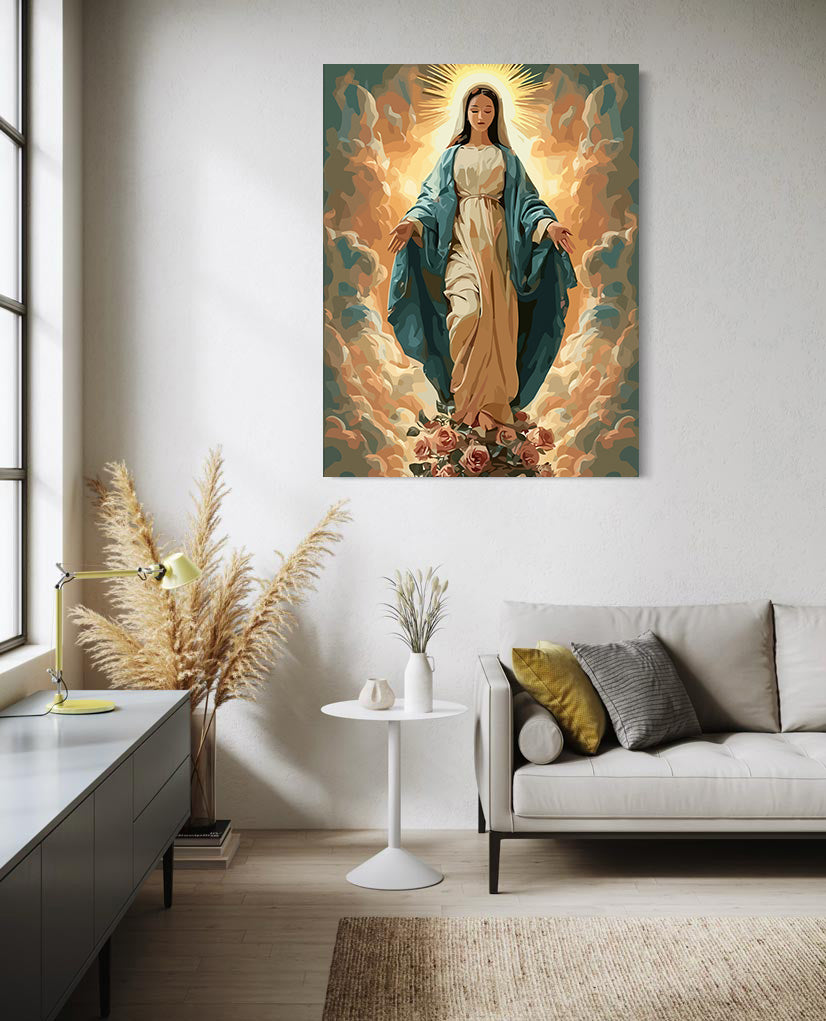 Set Pictură pe numere – Fecioara Maria 6273