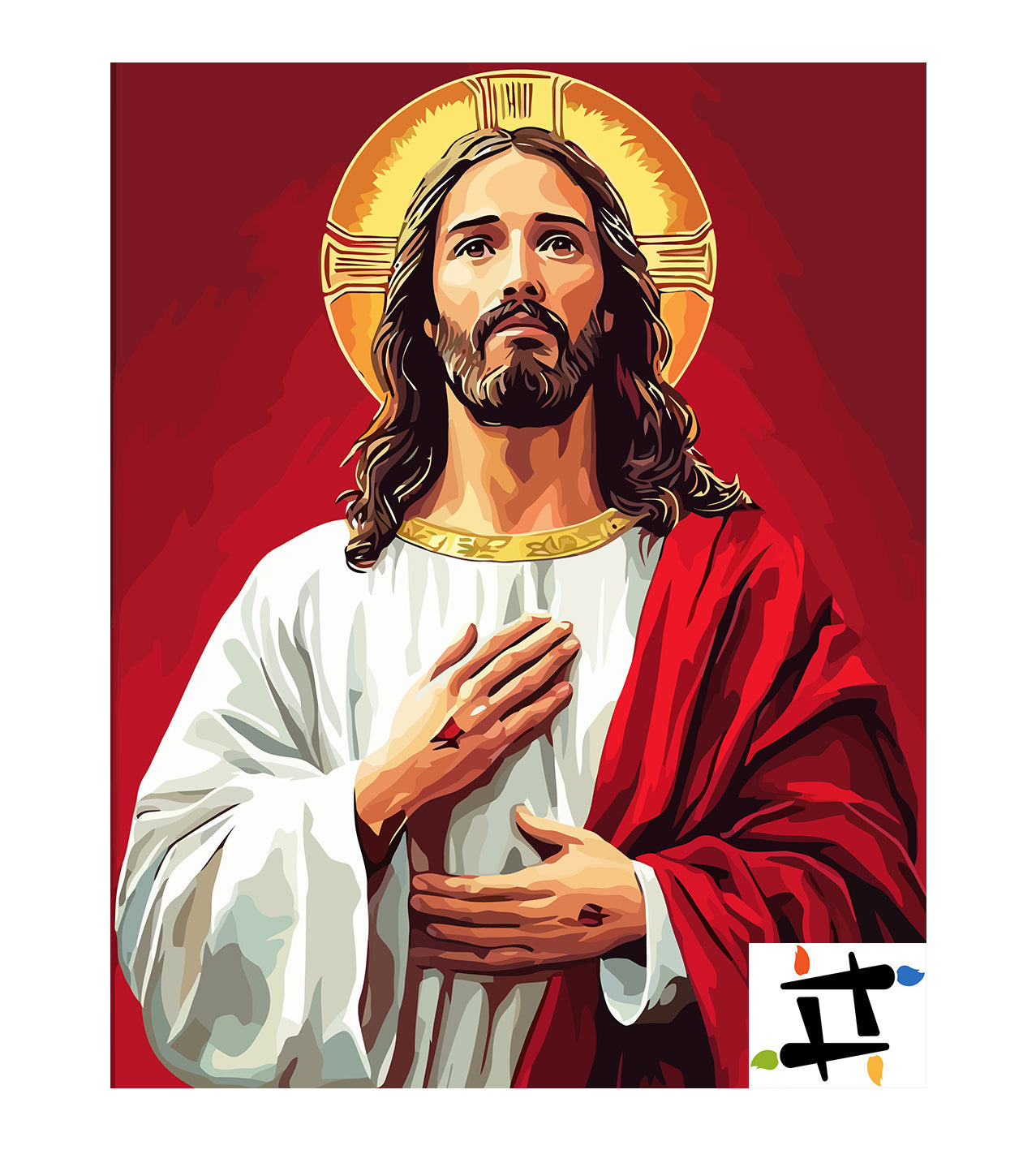 Set Pictură pe numere – Isus Hristos 6282