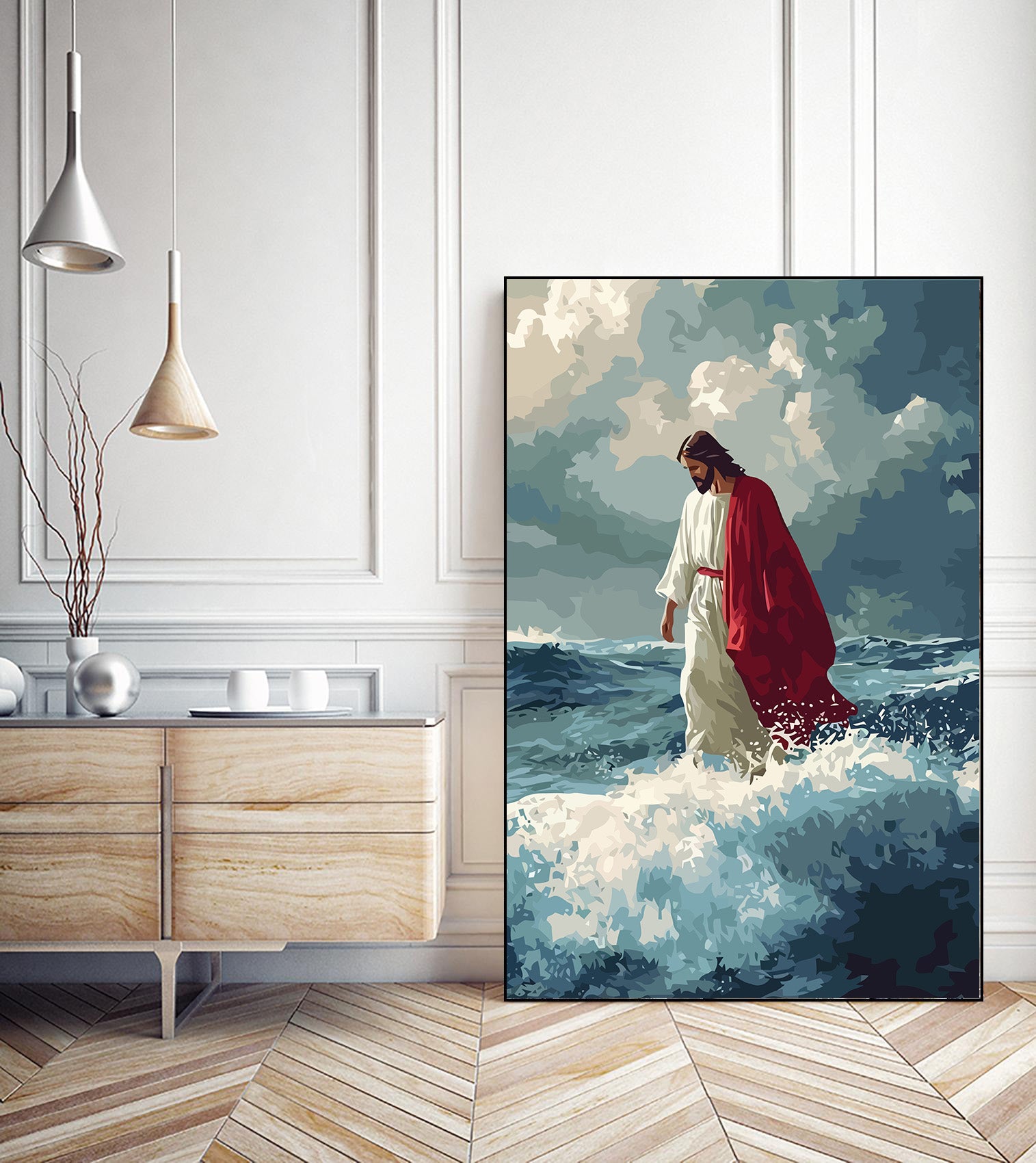 Set Pictură pe numere – Mersul Lui Isus Pe Apă 6283