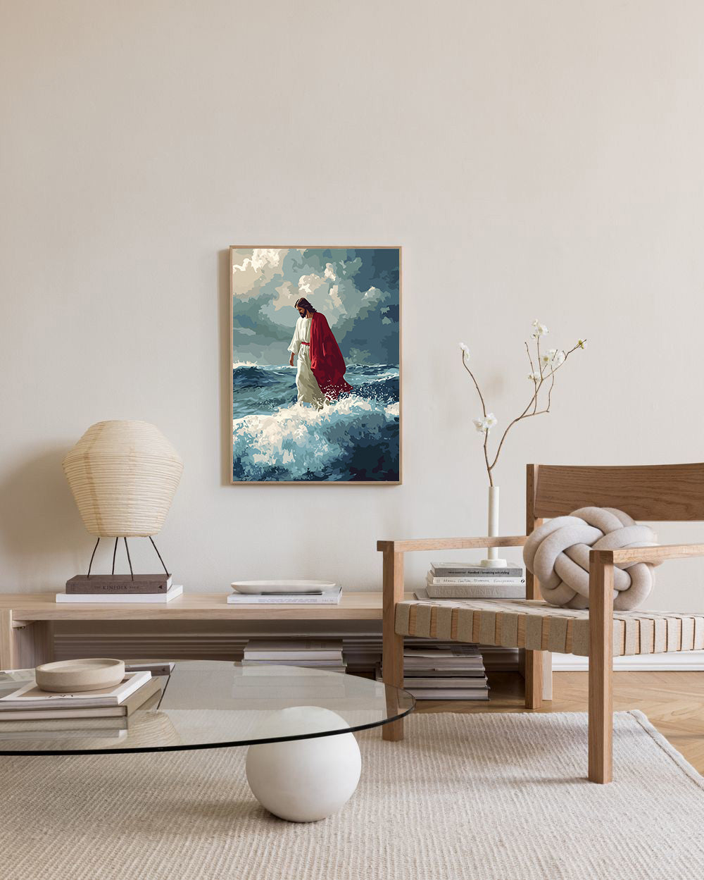 Set Pictură pe numere – Mersul Lui Isus Pe Apă 6283