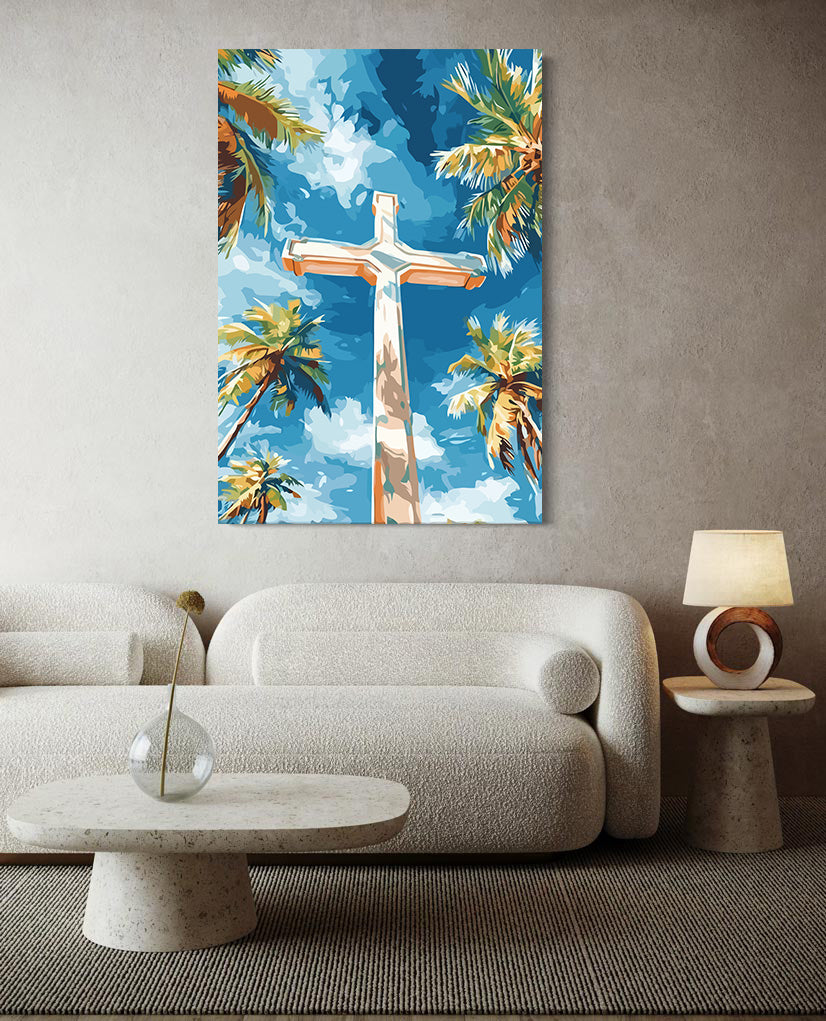 Set Pictură pe numere – Crucea Creștină 6284