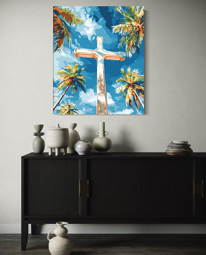 Set Pictură pe numere – Crucea Creștină 6284