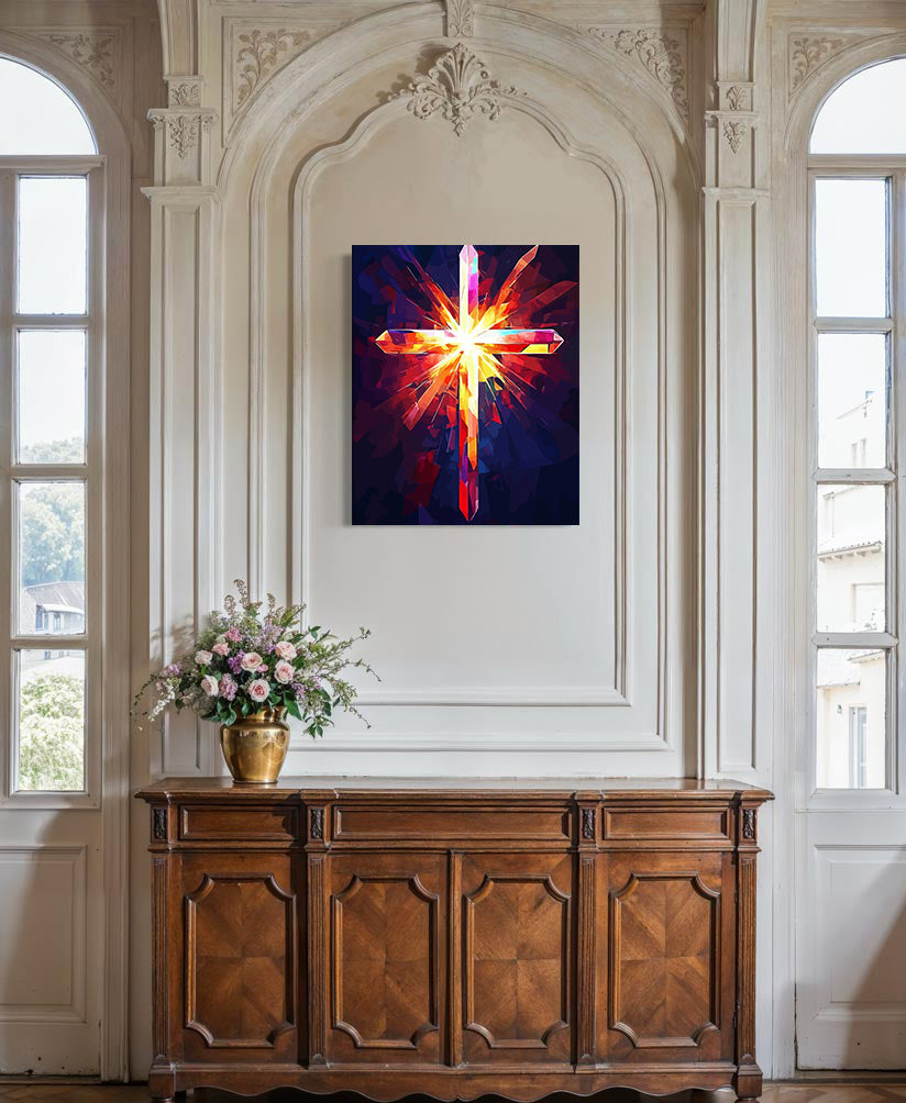 Set Pictură pe numere – Cruce Creștină 6290