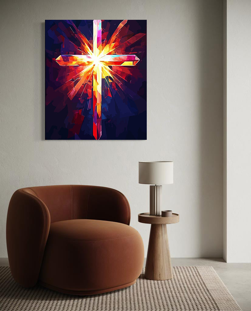 Set Pictură pe numere – Cruce Creștină 6290