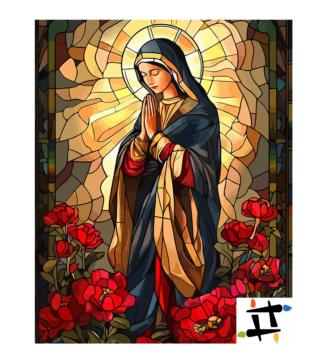 Set Pictură pe numere – Fecioara Maria 6291