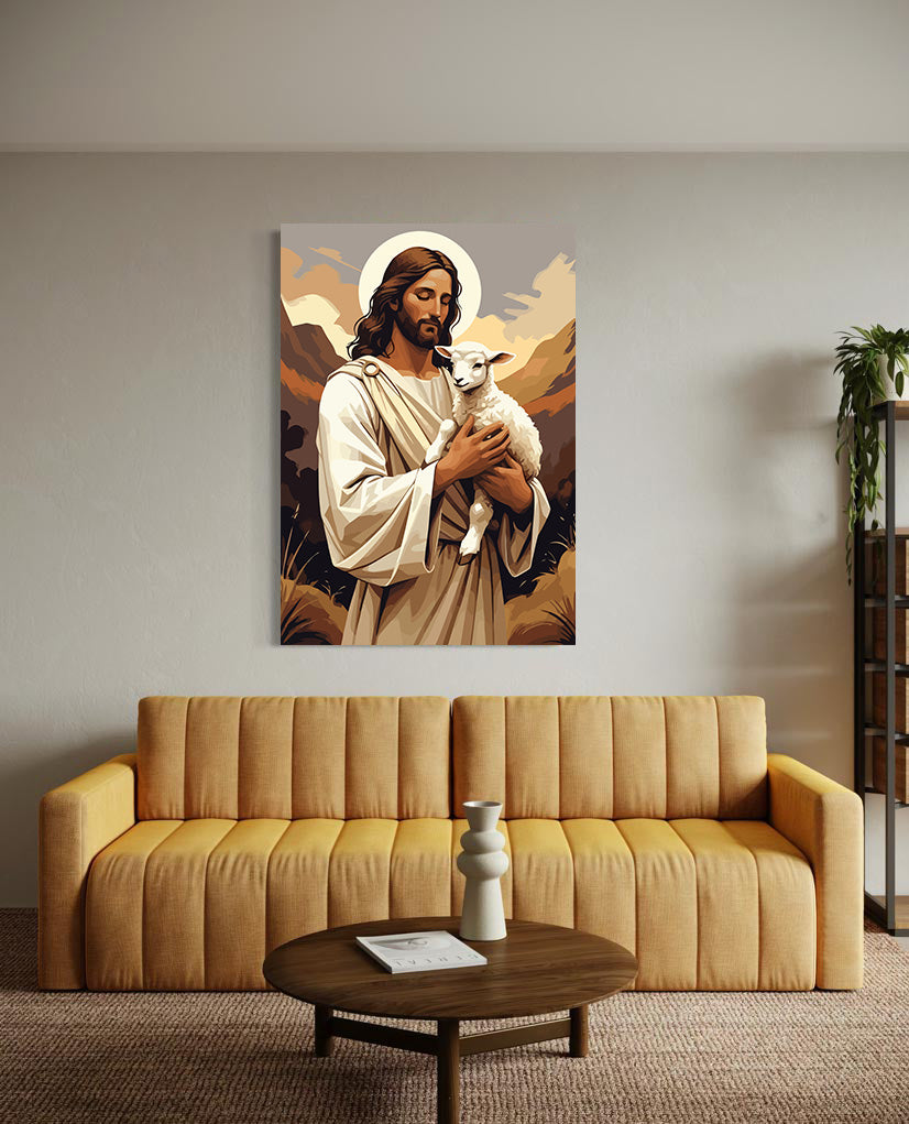 Set Pictură pe numere – Bunul Pastor 6311