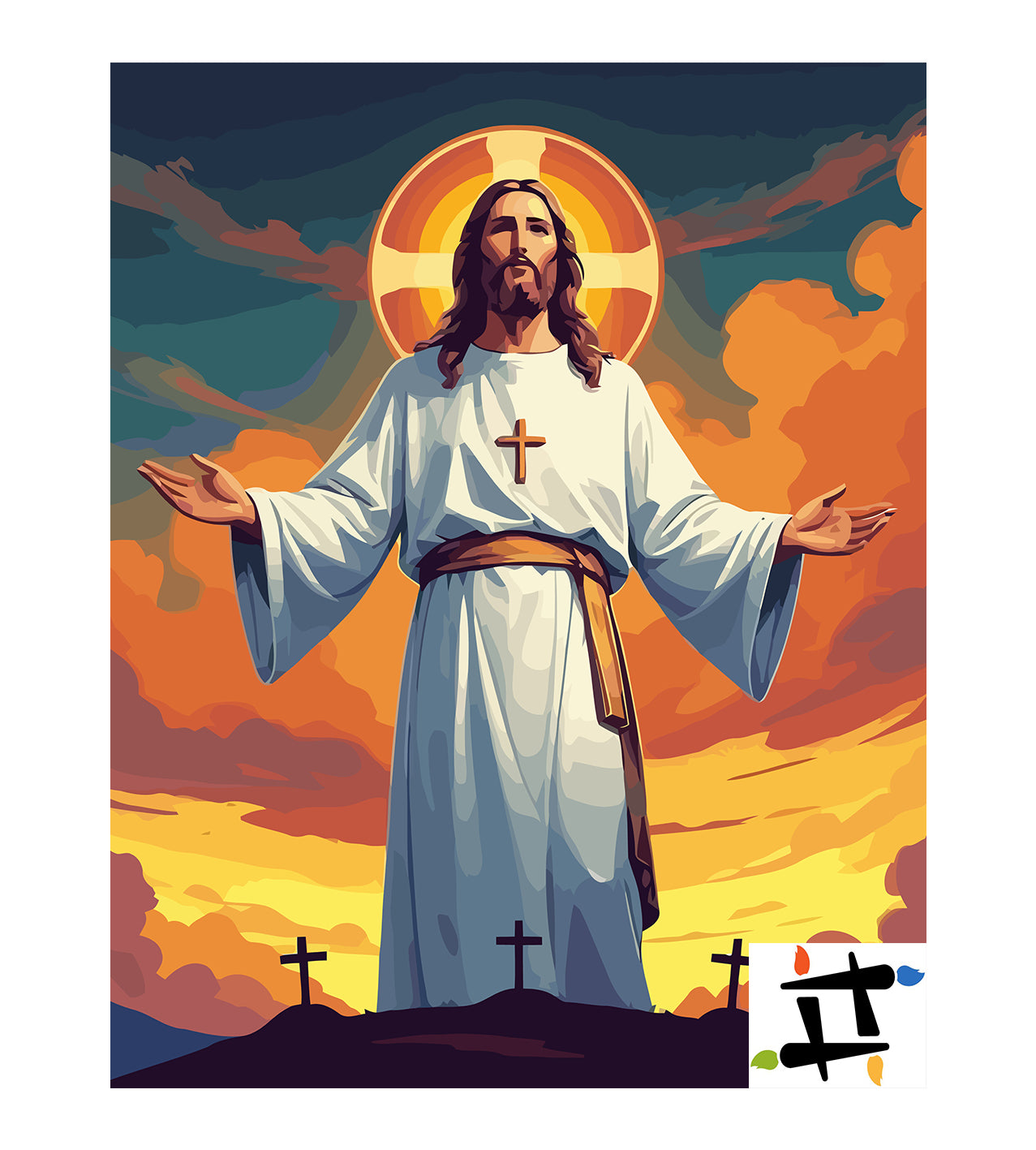 Set Pictură pe numere – Isus Hristos 6312