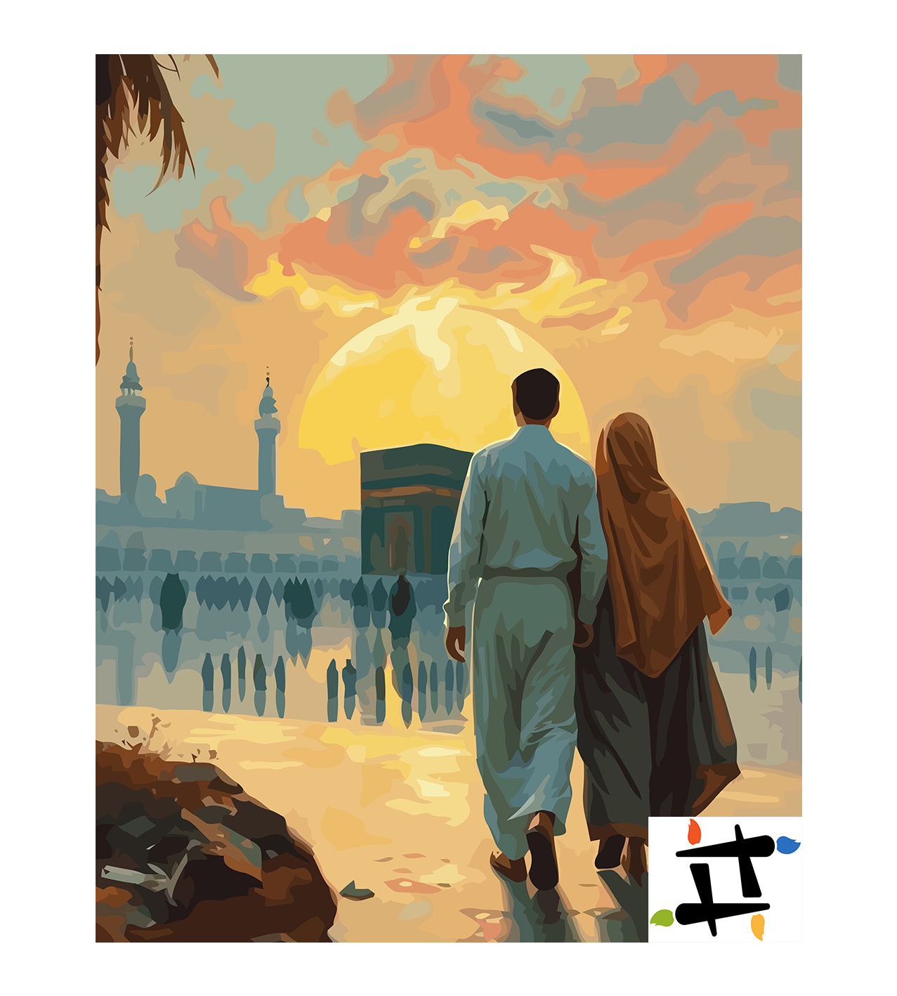 Set Pictură pe numere – Călătoria La Kaaba 6326