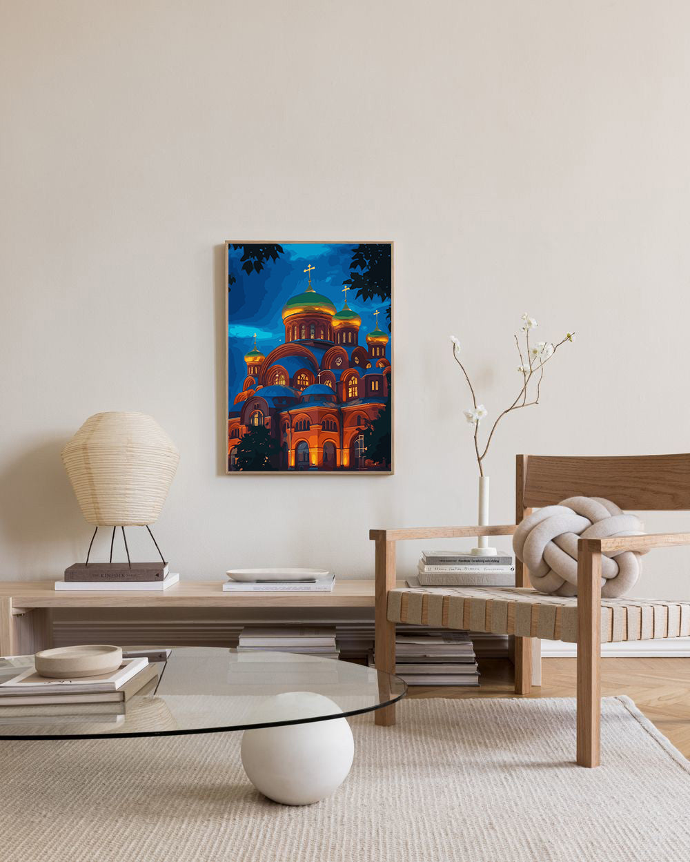 Set Pictură pe numere – Catedrala Bizantină Cu Cupole Aurii 6328