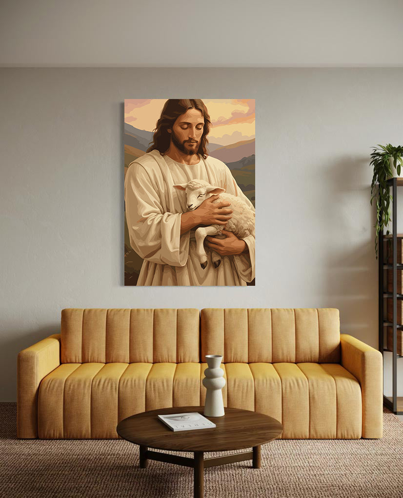 Set Pictură pe numere – Păstorul Cel Bun 6331