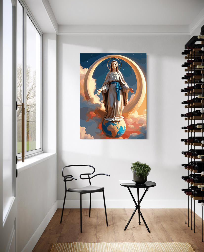 Set Pictură pe numere – Fecioara Maria 6343