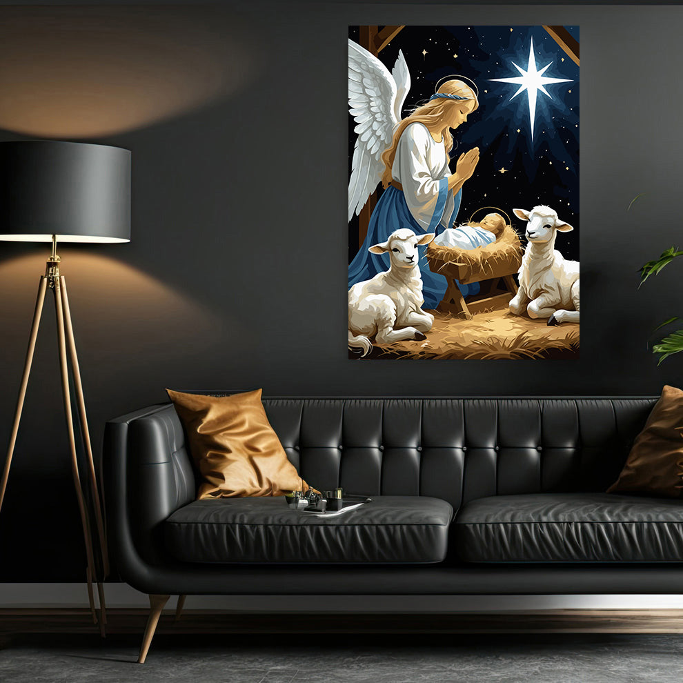 Set Pictură pe numere – Nașterea Domnului 6352