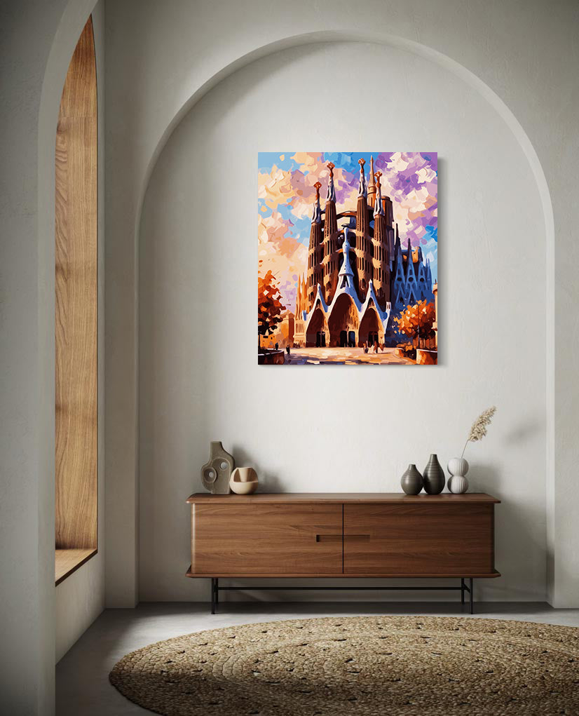 Set Pictură pe numere – Sagrada Familia 6354