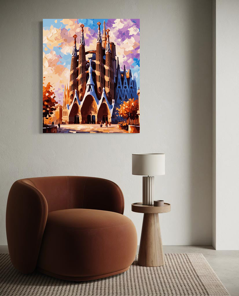 Set Pictură pe numere – Sagrada Familia 6354