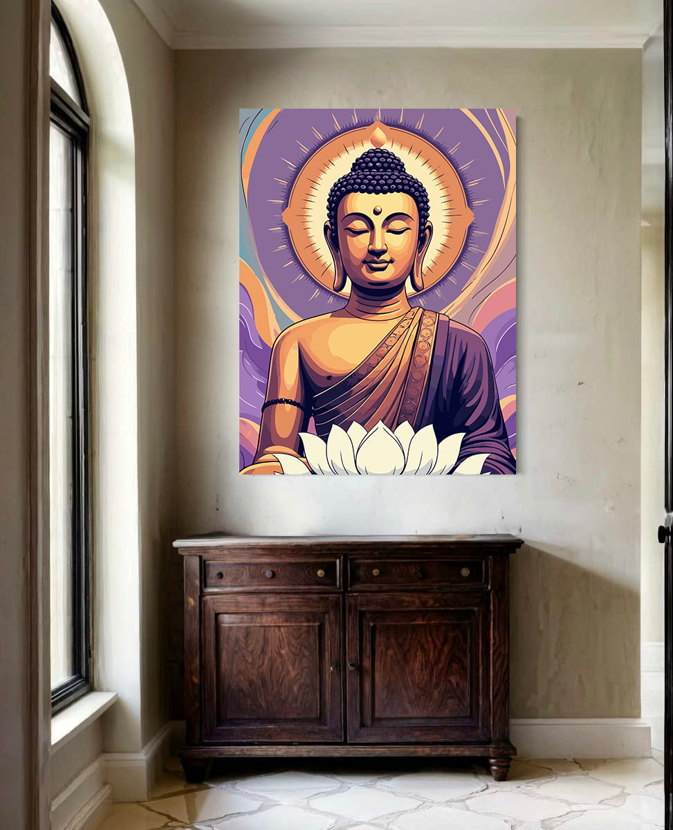 Set Pictură pe numere – Gautama Buddha 6376