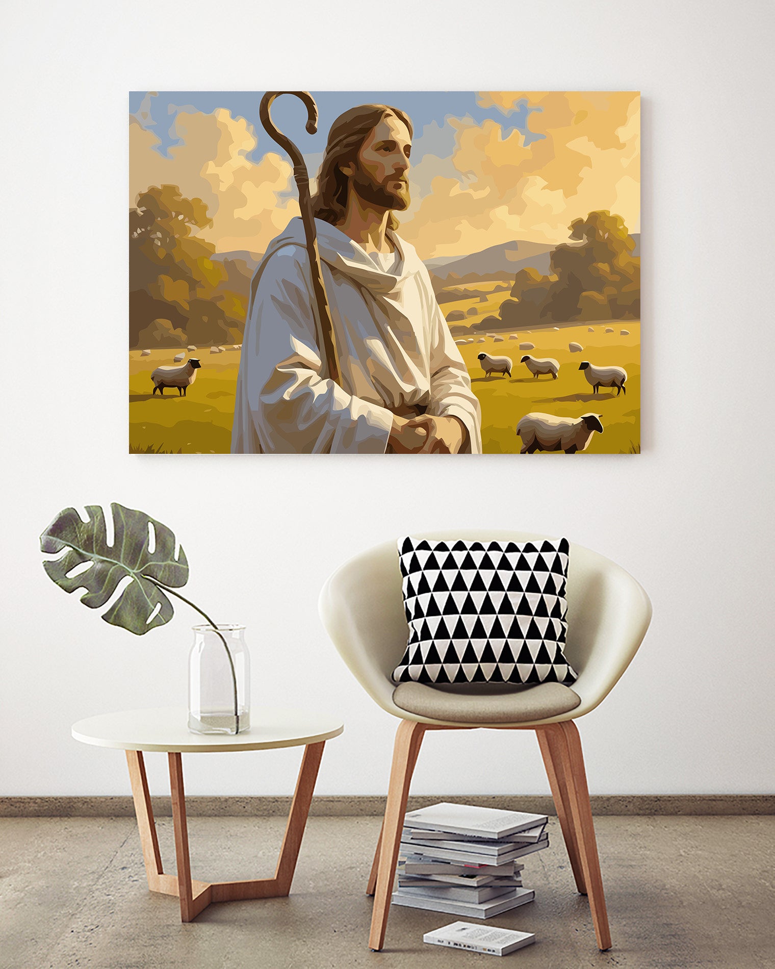 Set Pictură pe numere – Păstorul Cel Bun 6381