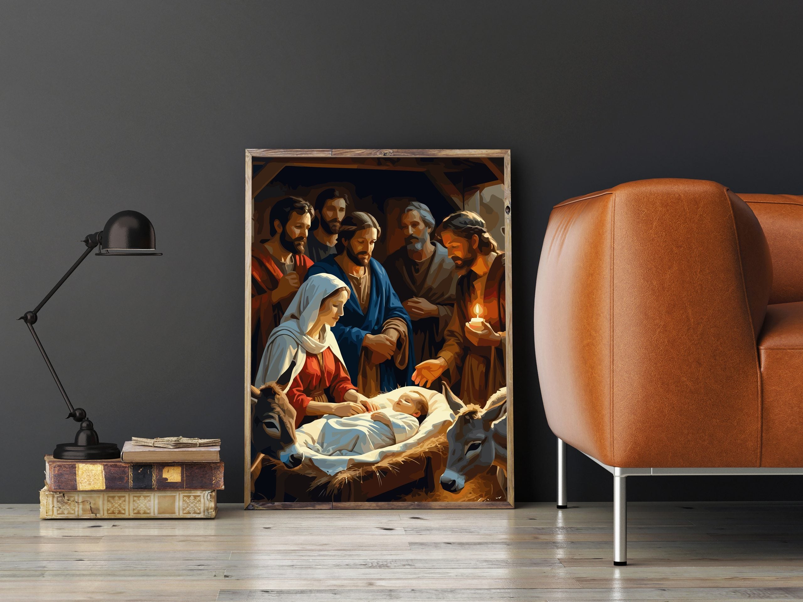 Set Pictură pe numere – Nașterea Domnului 6392