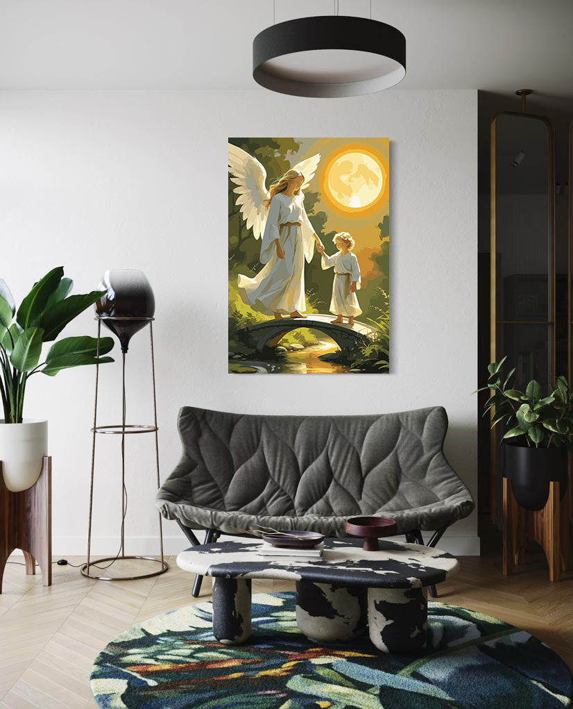 Set Pictură pe numere – Îngerul Păzitor 6396