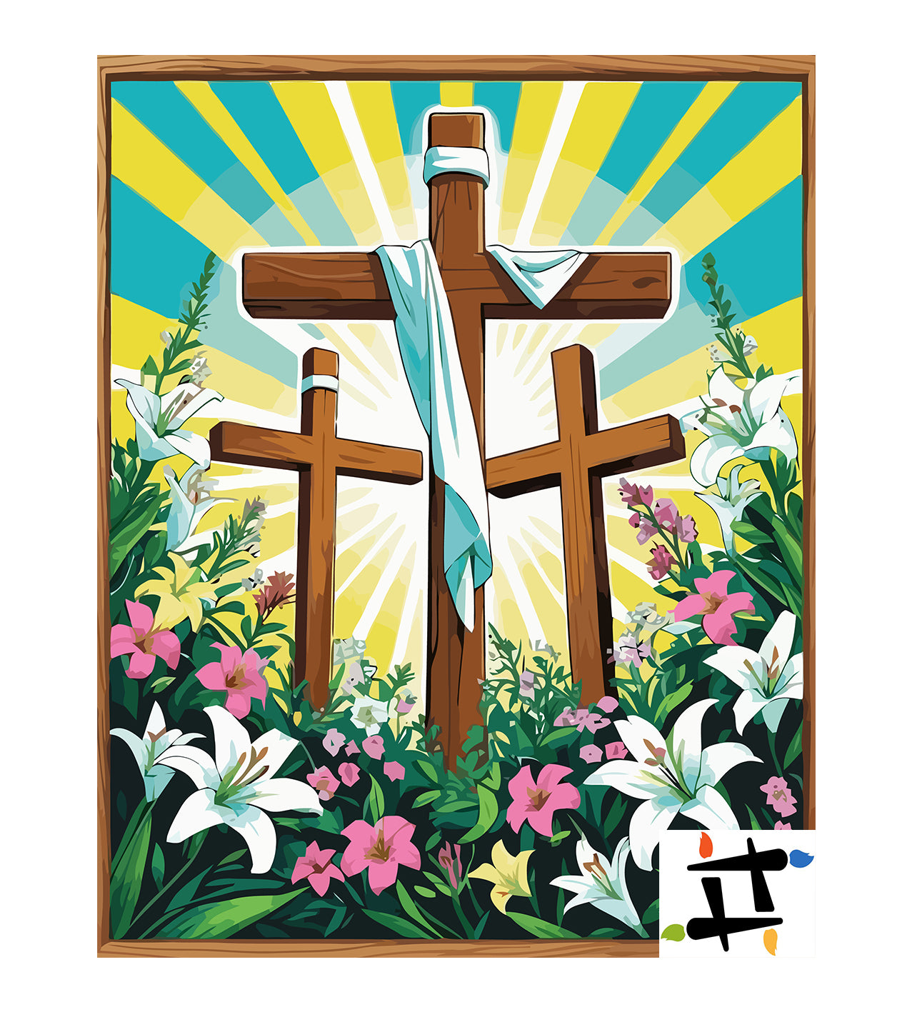 Set Pictură pe numere – Învierea Domnului 6404