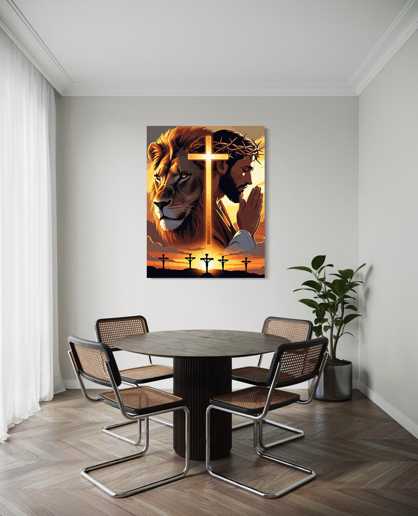 Set Pictură pe numere – Leul Din Seminția Lui Iuda 6408