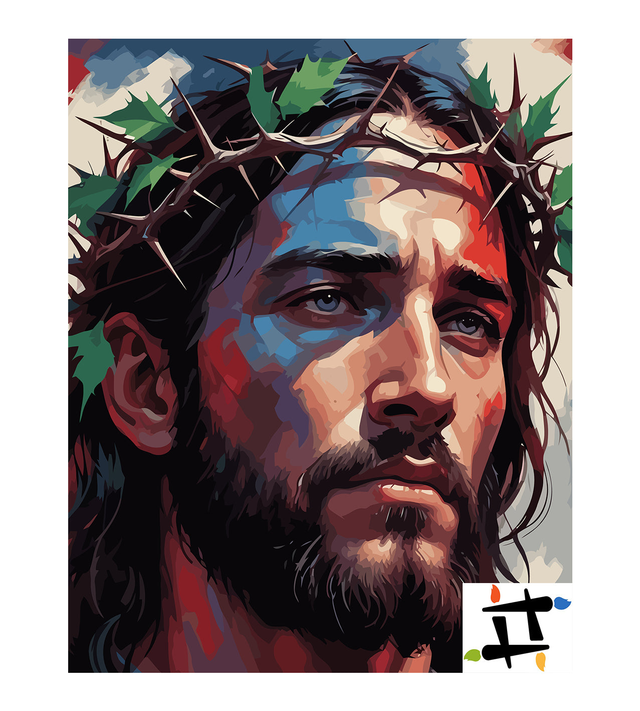 Set Pictură pe numere – Pătimirile Mântuitorului 6415