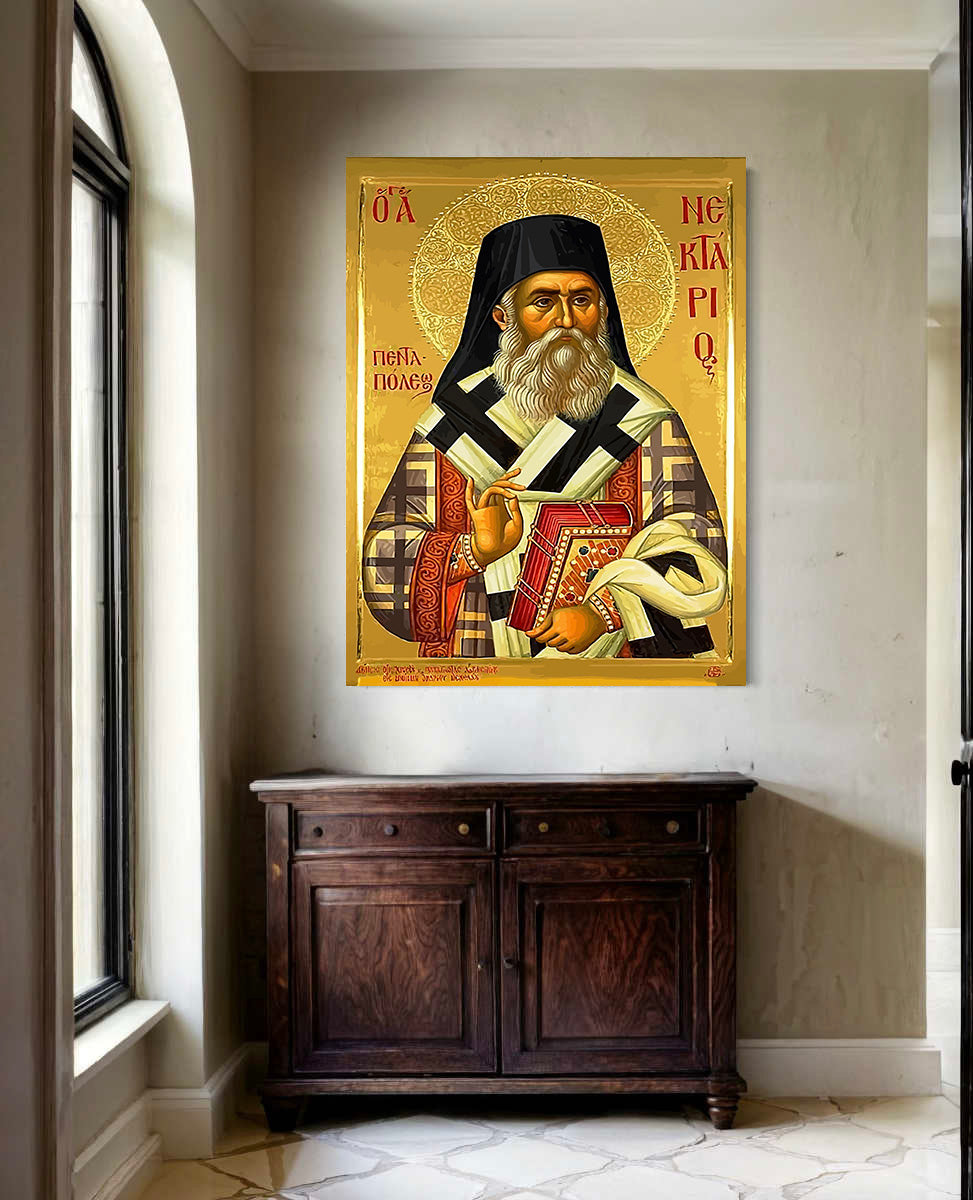 Set Pictură pe numere – Sfântul Nectarie De Eghina 6419