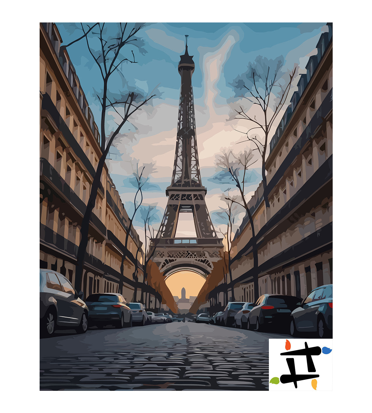 Set Pictură pe numere – Orașul Iubirii 6430