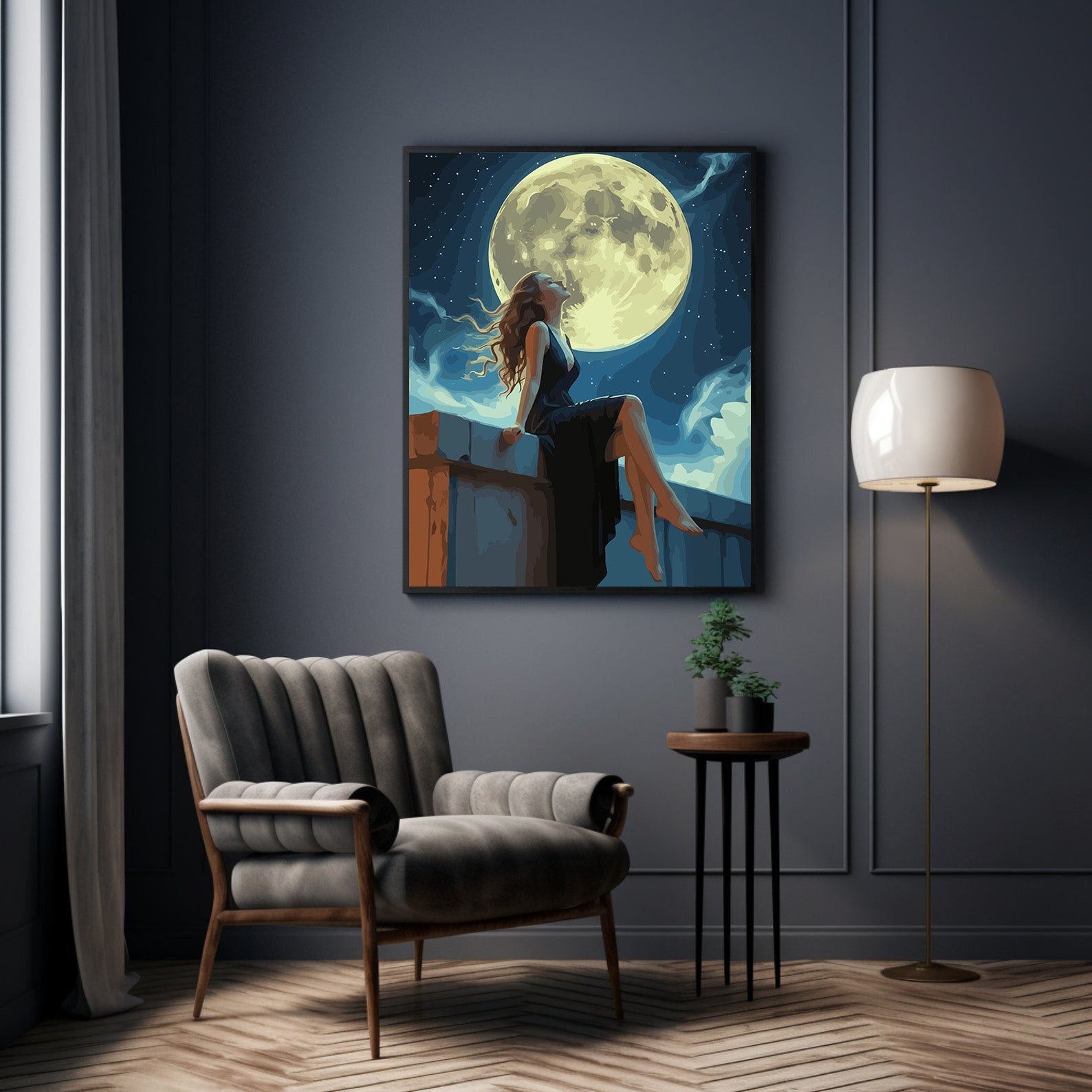 Set Pictură pe numere – De Vorbă Cu Luna 6431