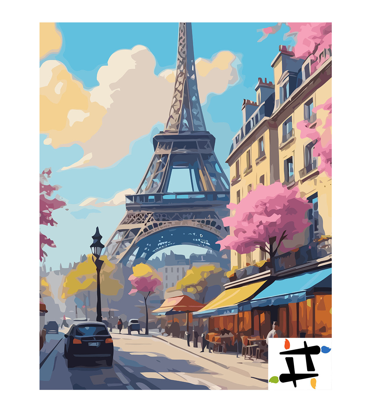 Set Pictură pe numere – Orașul Iubirii 6448