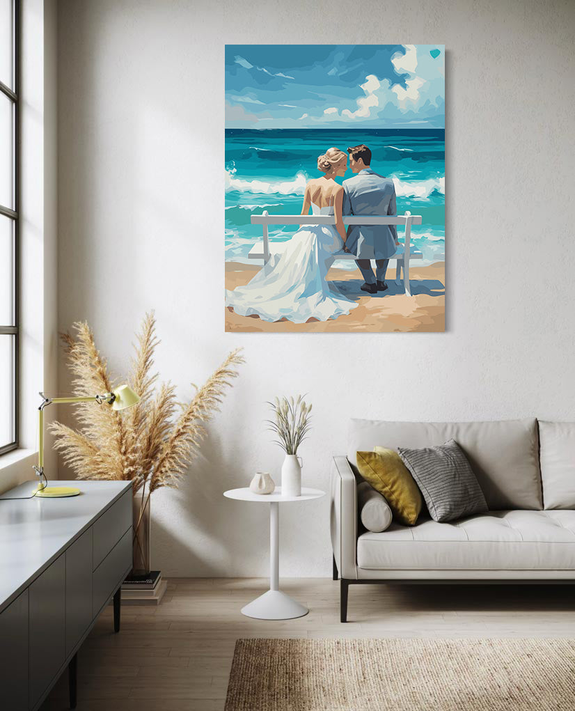 Set Pictură pe numere – Just Married 6449