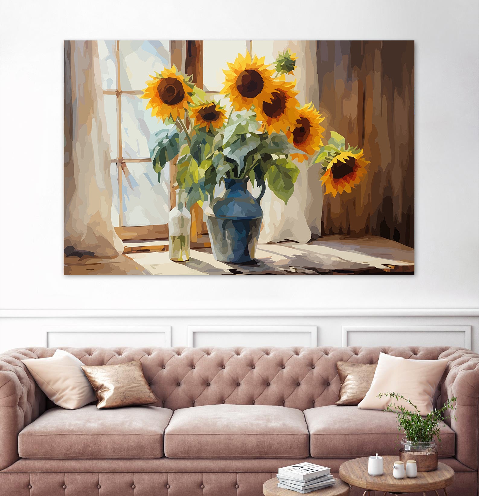Pictura pe Numere Floarea Soarelui 6465