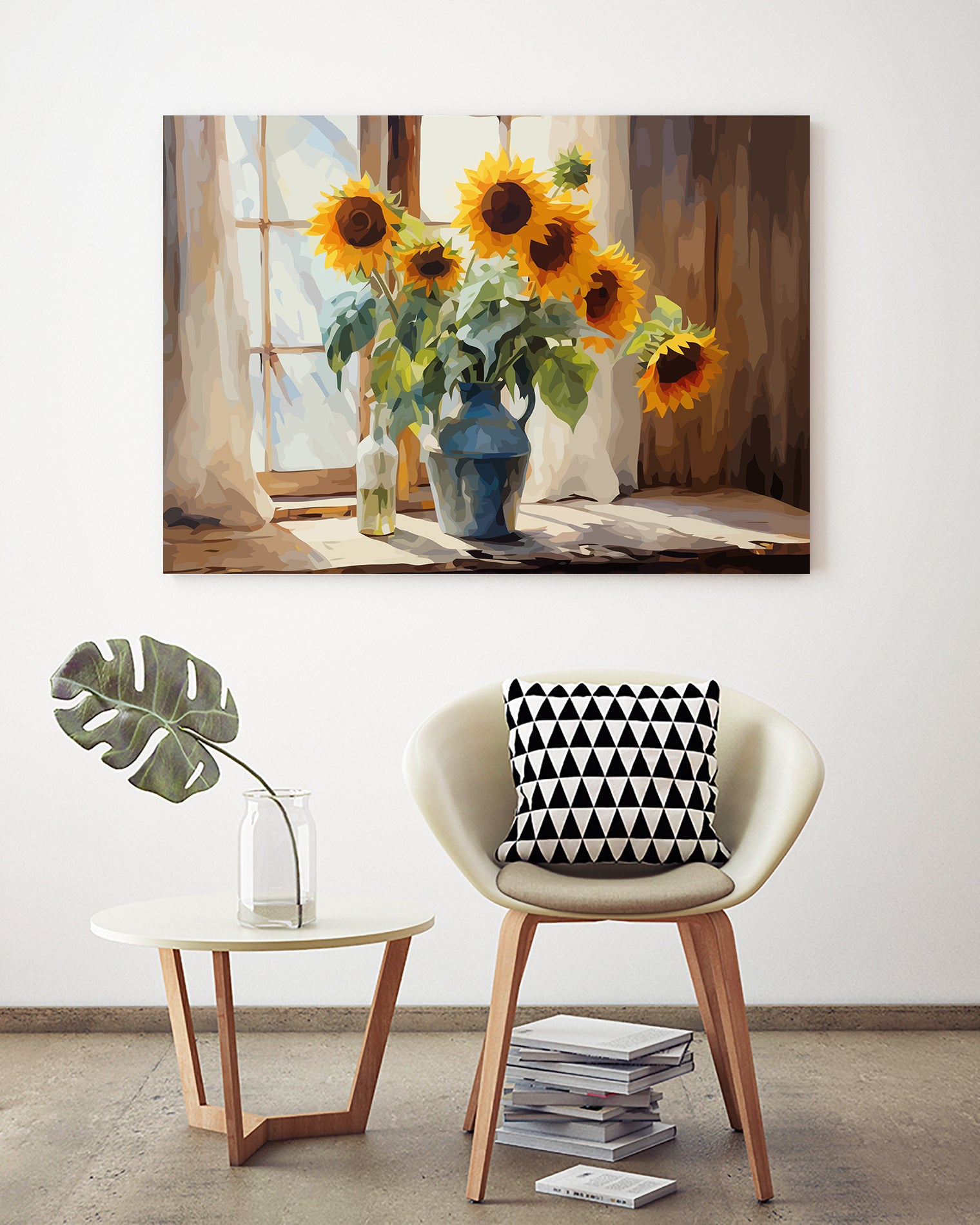 Pictura pe Numere Floarea Soarelui 6465