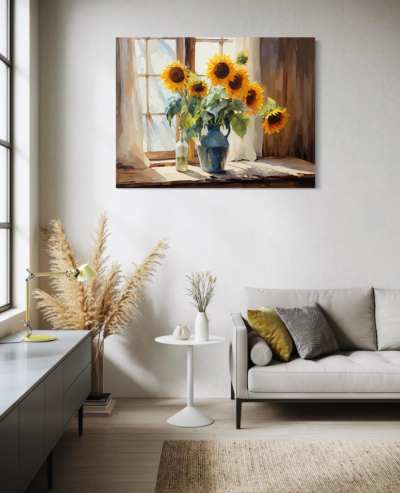 Pictura pe Numere Floarea Soarelui 6465