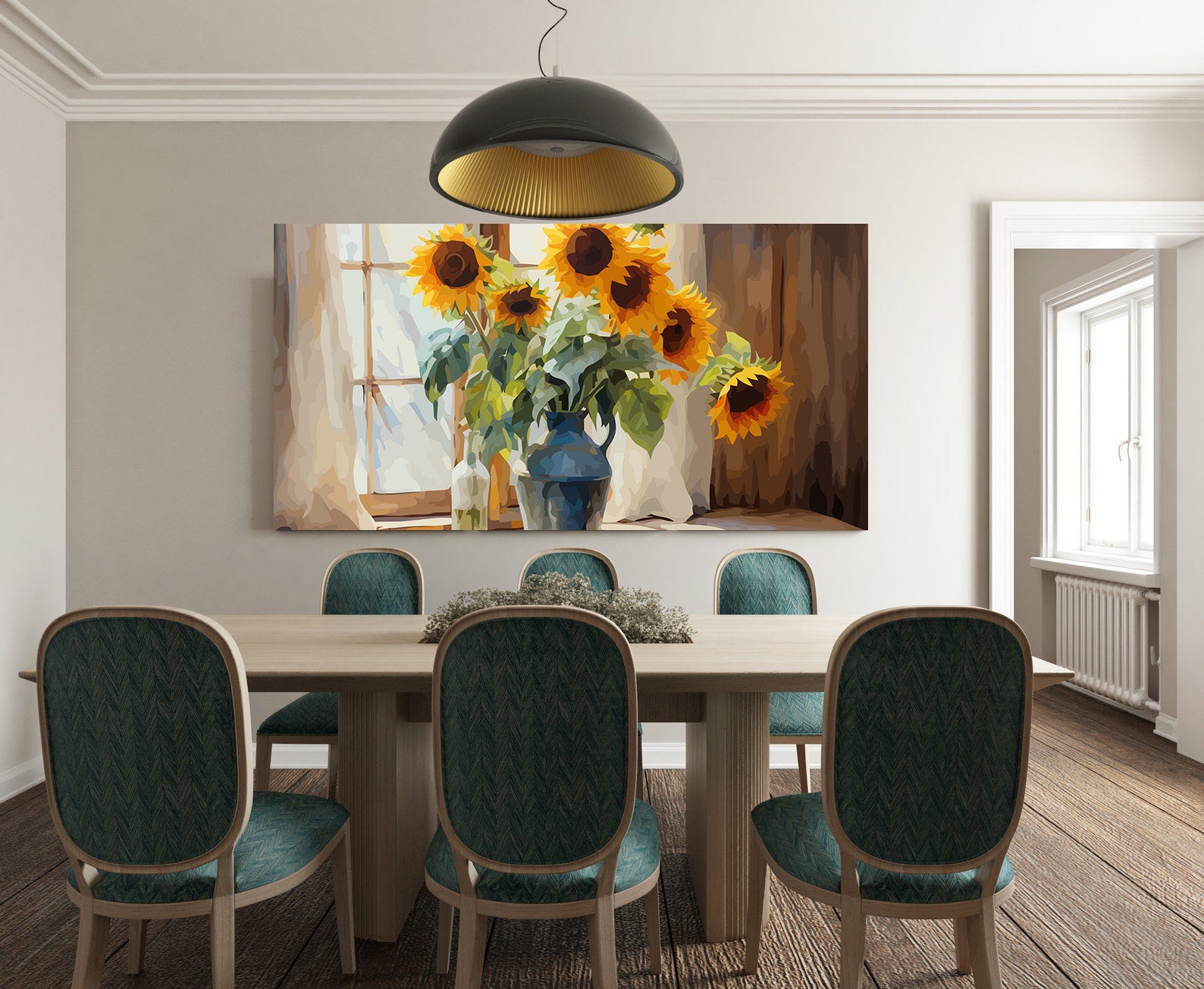 Pictura pe Numere Floarea Soarelui 6465