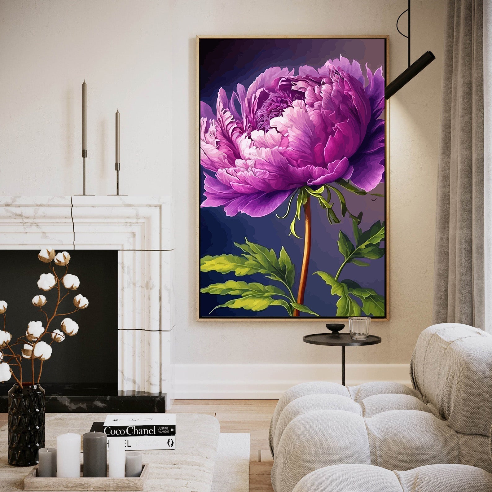 Pictura pe Numere Floarea Deosebita 6473