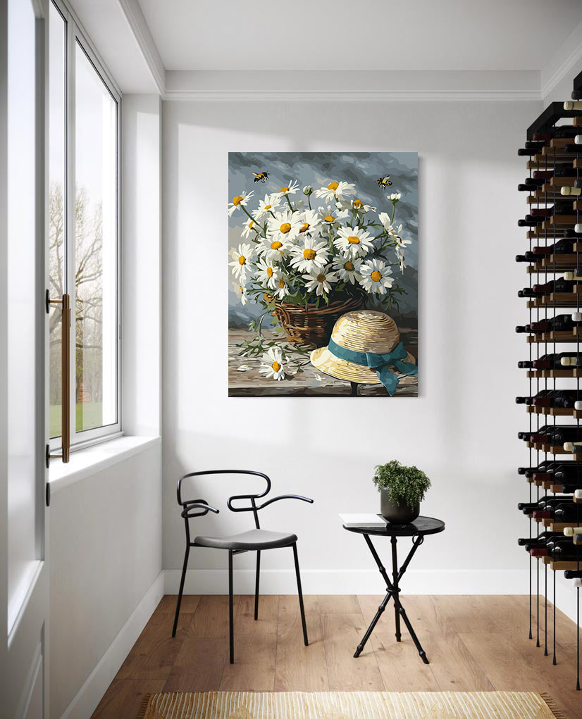 Pictura pe Numere Country Daisies 6503